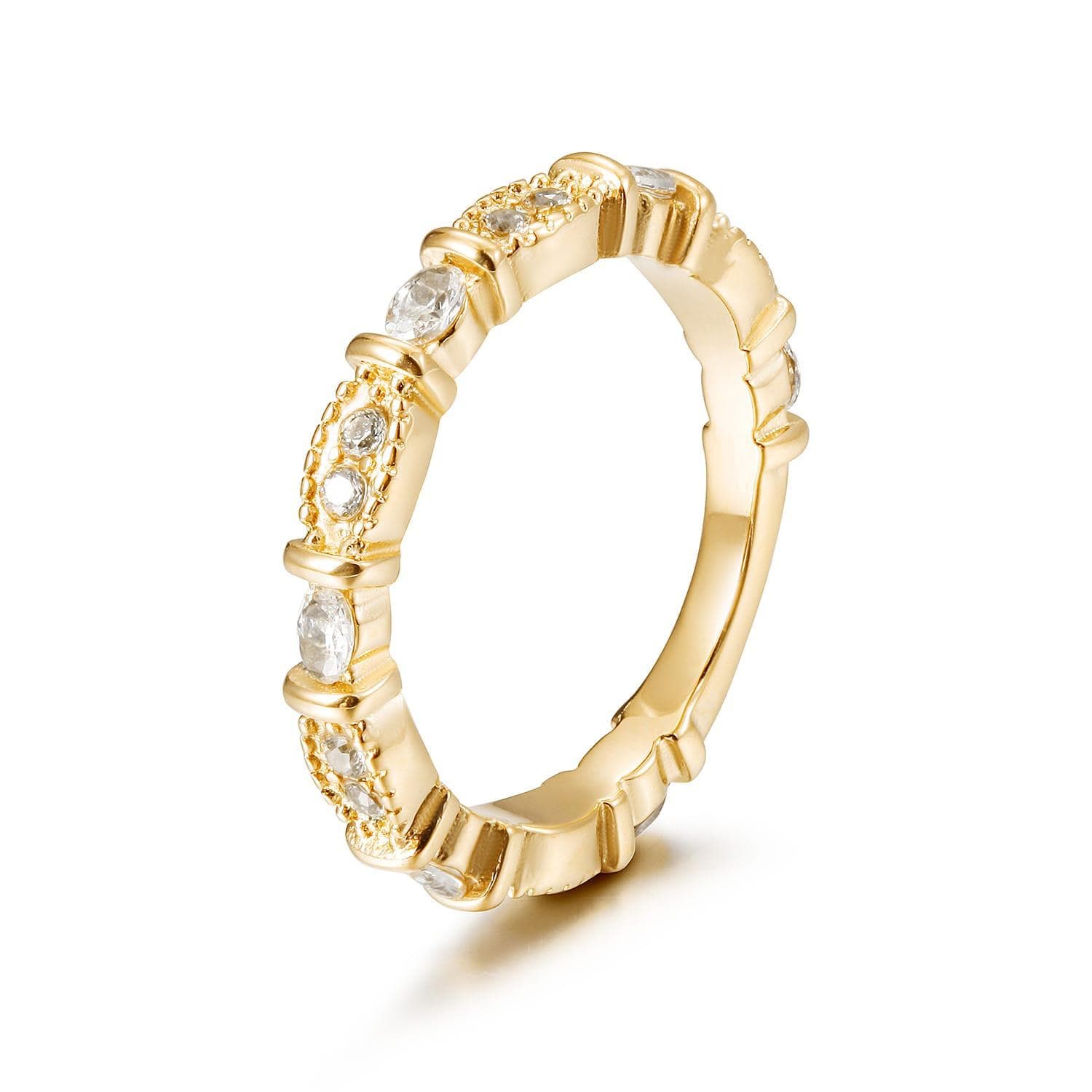 Coco crystal station band in gold