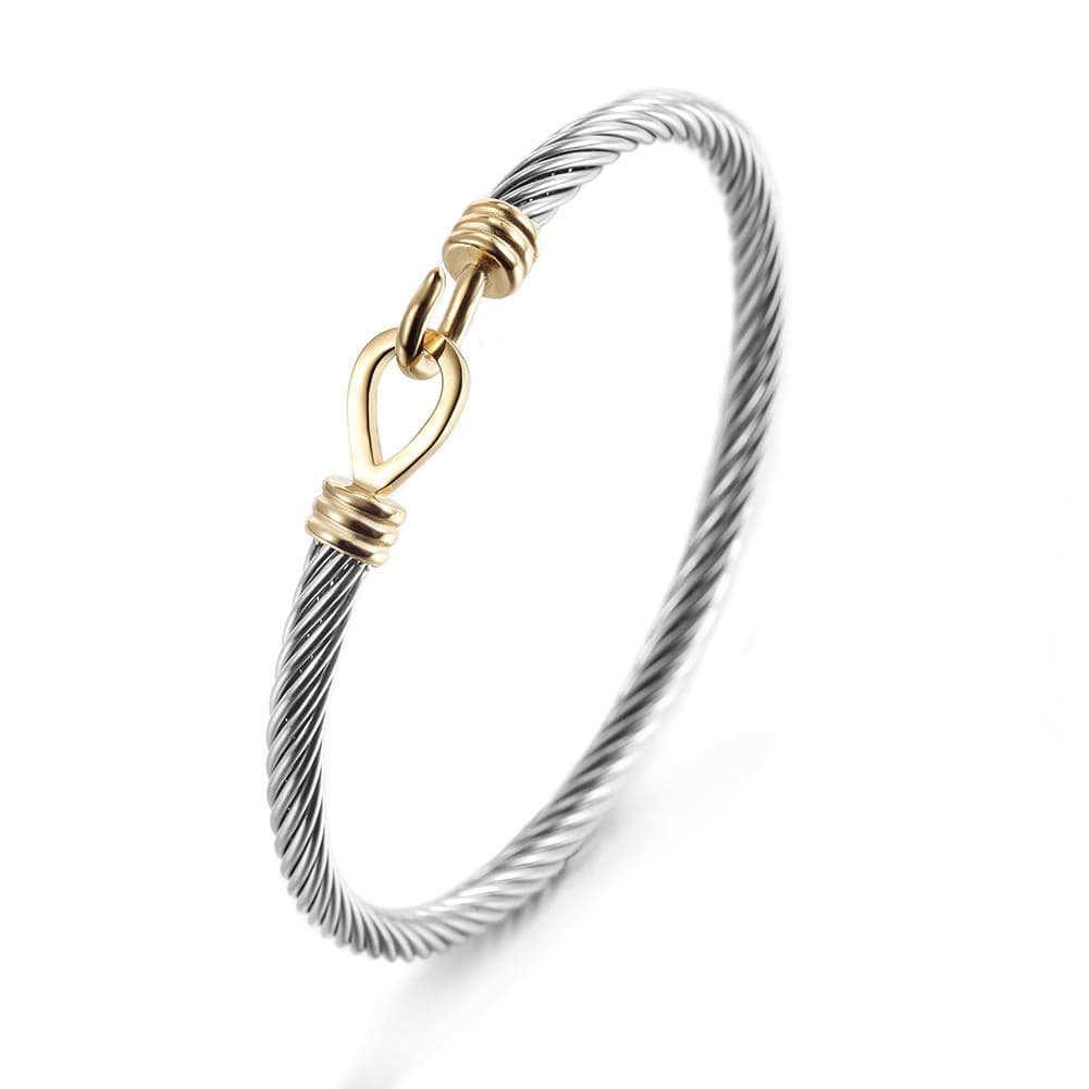 Blair two-tone hook cuff