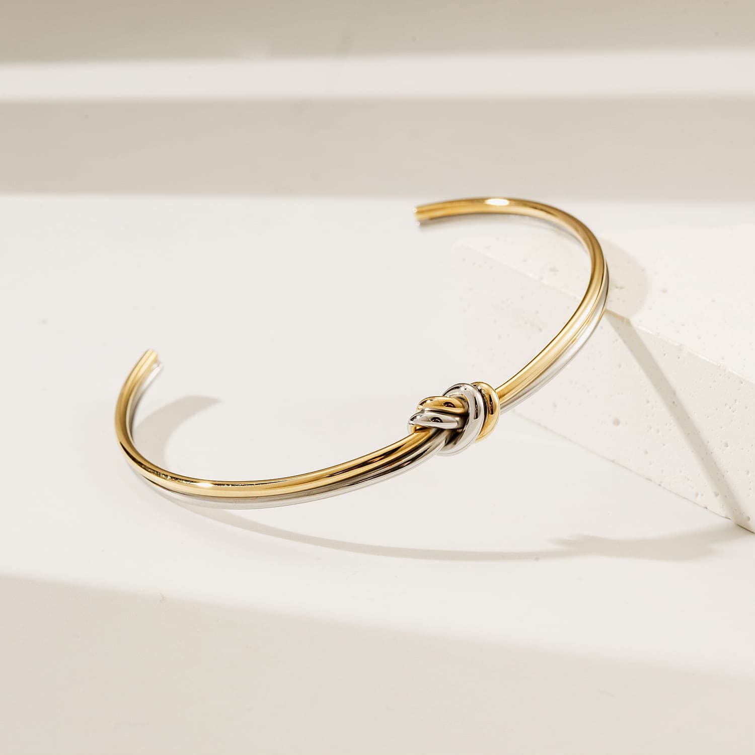 Demi twisted cable cuff